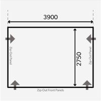 Auvent Gonflable Dometic-Kampa Club Air Pro 390M 