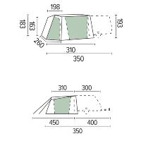 Auvent pour caravane Mini Silver 270 et 290