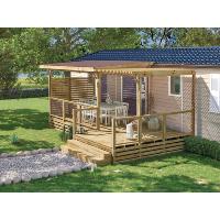Terrasse podium gamme classique couverte GAIA profondeur 2m 60/4m