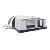 Auvent gonflable Dometic Résidence Air Tour 15 pour caravane avec un pourtour compris entre 9m90 et 10m15