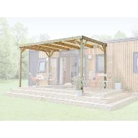 Pergola bois Toit Plat Clairval